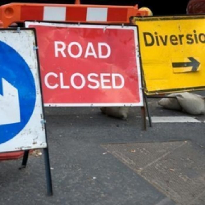 Road closure in Tuttington                    3rd to 4th December