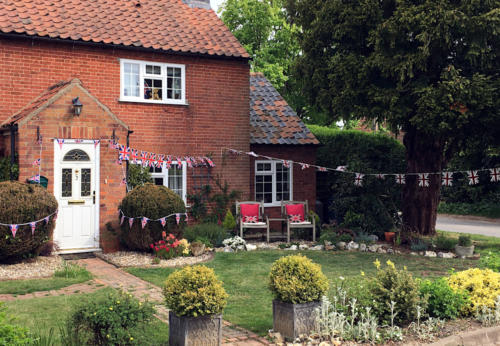 Bunting at the Old Forge